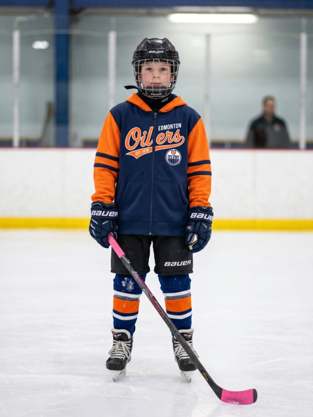 Kids NHL Edmonton Oilers Zip Up Hoodie